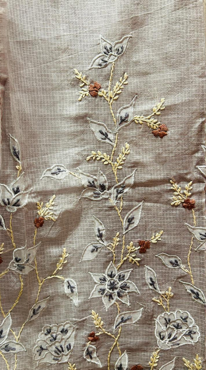 BEIGE COTTA SALWAR MATERIAL -30391