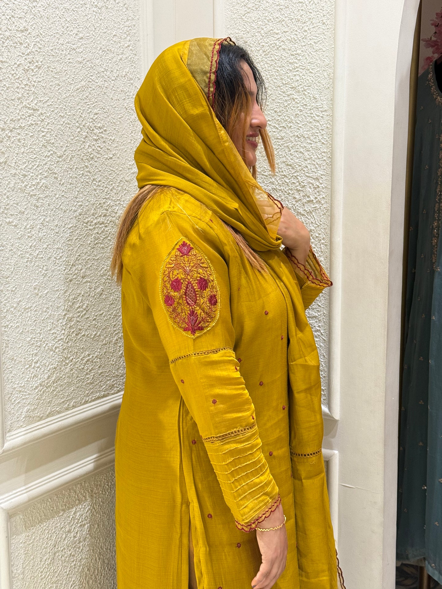 MUSTARD YELLOW FULL SALWAR SET - 30676