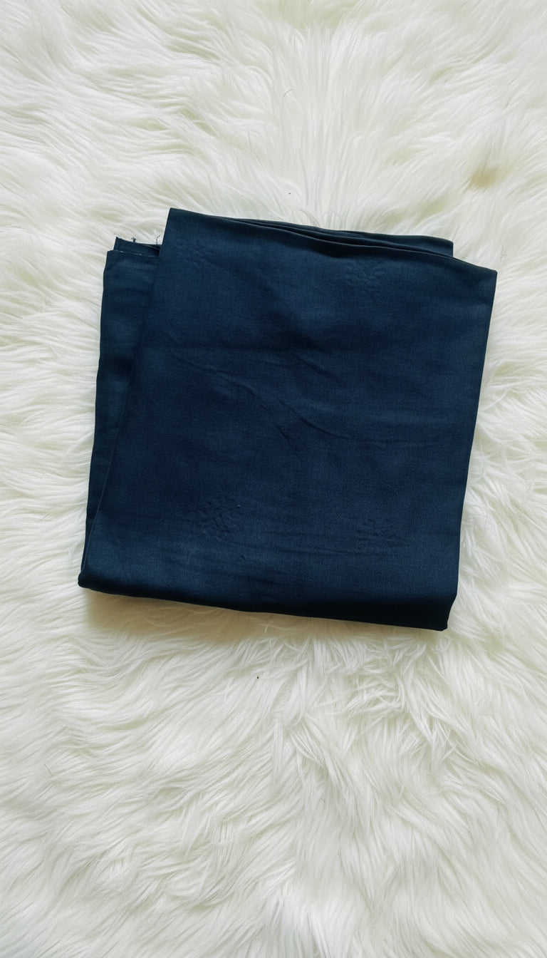 WHITE SILK SALWAR MATERIAL -30443 (BLACK)