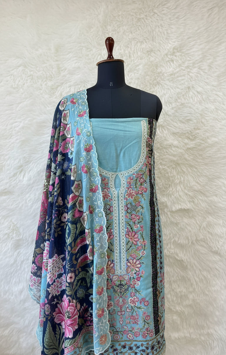 PAKISTANI LAWN COTTON MATERIAL - PAKI001