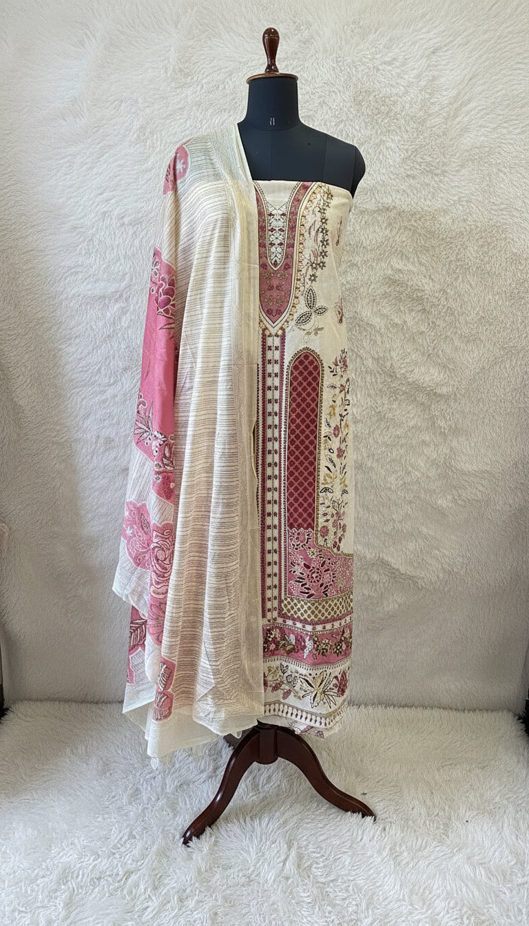 PAKISTANI LAWN COTTON MATERIAL - PAKI001