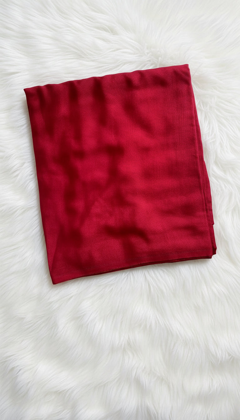 CHERRY RED PARTY WEAR SALWAR FULL SET MATERIAL - 30440