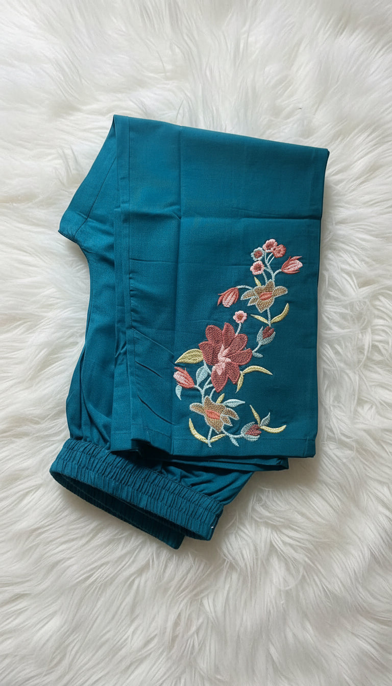 TEAL GREEN SALWAR FULL SET - 30450