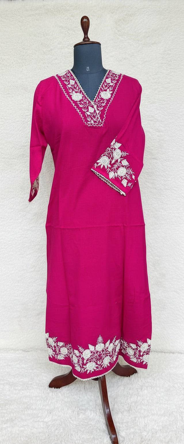 (OFFER) PINK KURTHI-2569