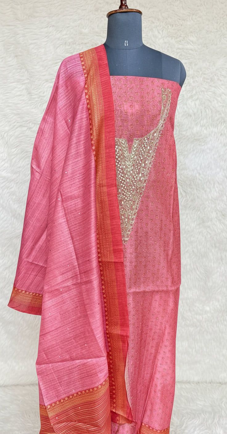 (OFFER) LINEN SALWAR MATERIAL - 1343