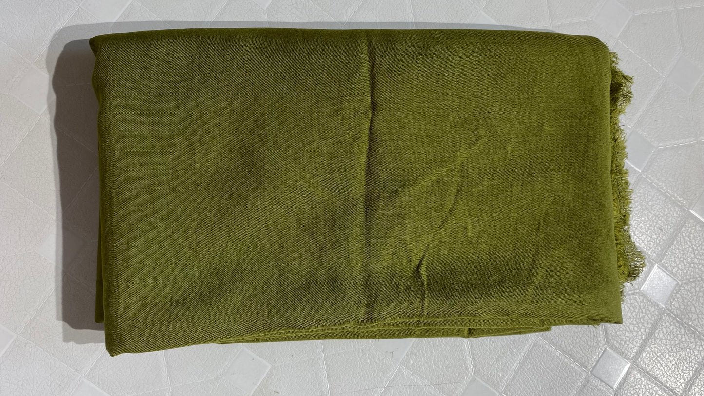 GREEN CHANDERI FULL SALWAR MATERIAL - 30522