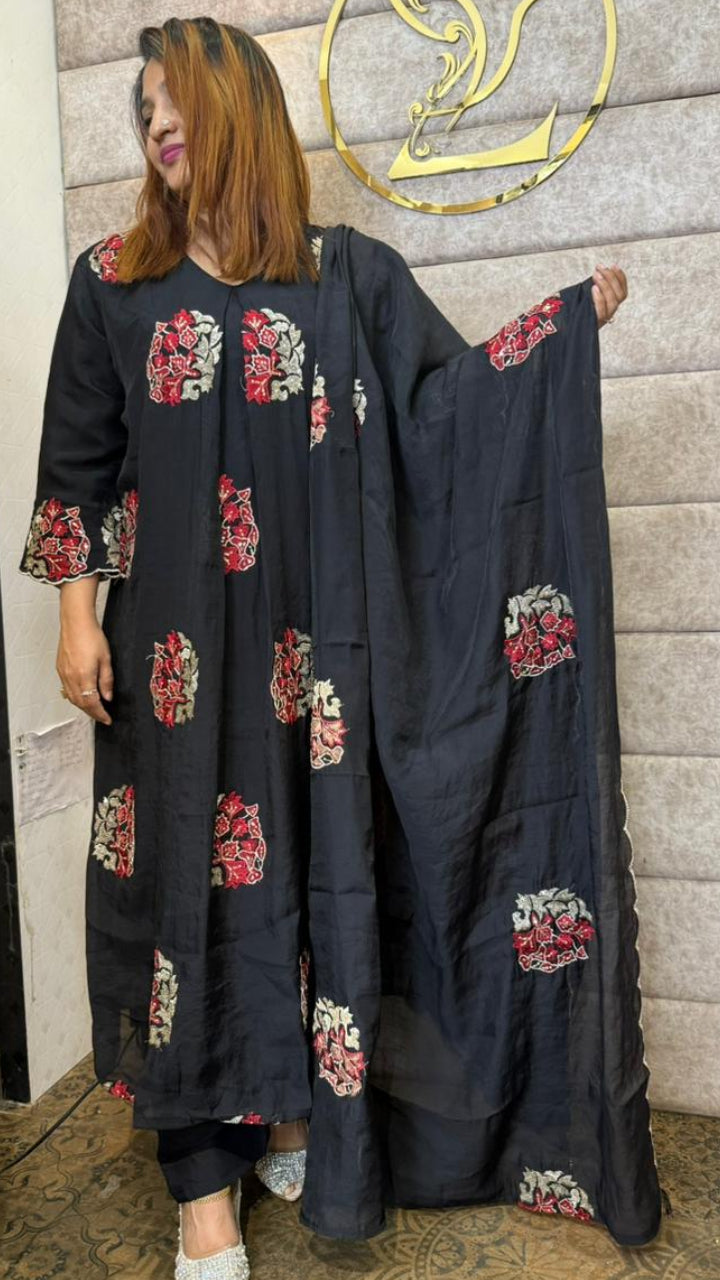 BLACK FULL SET SALWAR- 30490