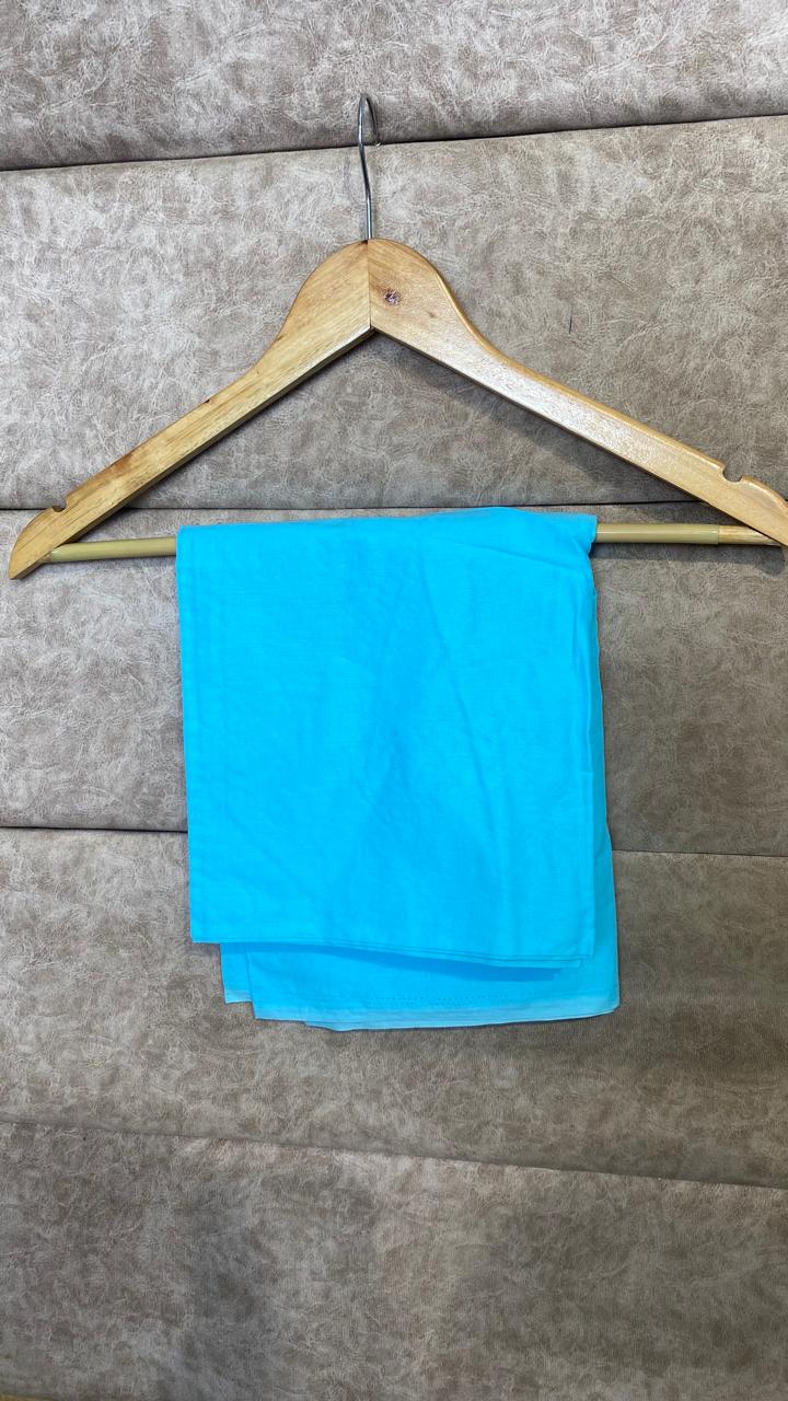 COTTON PASTEL BLUE FULL SALWAR MATERIAL- 30577