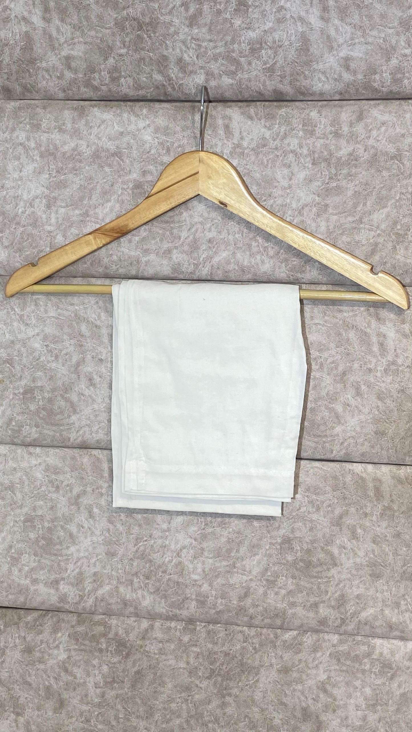 WHITE COTTON FULL SALWAR SET -30636