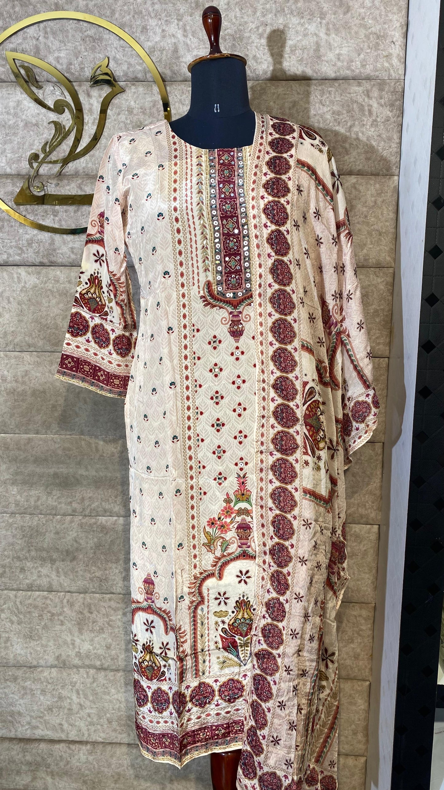 LIGHT PEACH FULL SALWAR SET - 30642