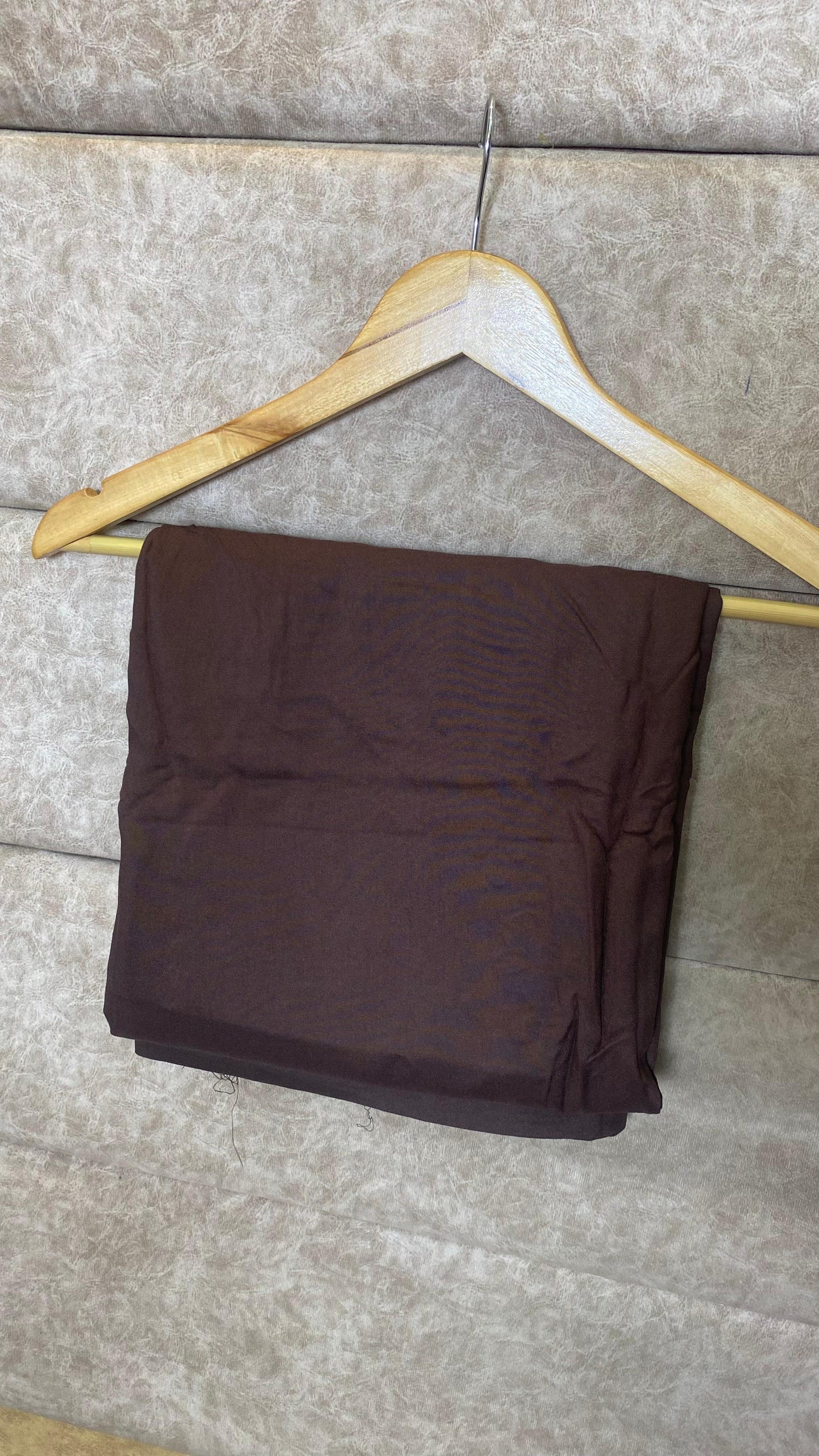 RAYON BROWN PAKISTANI FULL SALWAR MATERIAL - 30651