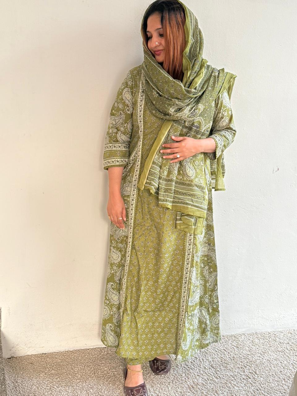 COTTON GREEN FULL SALWAR SET-30494