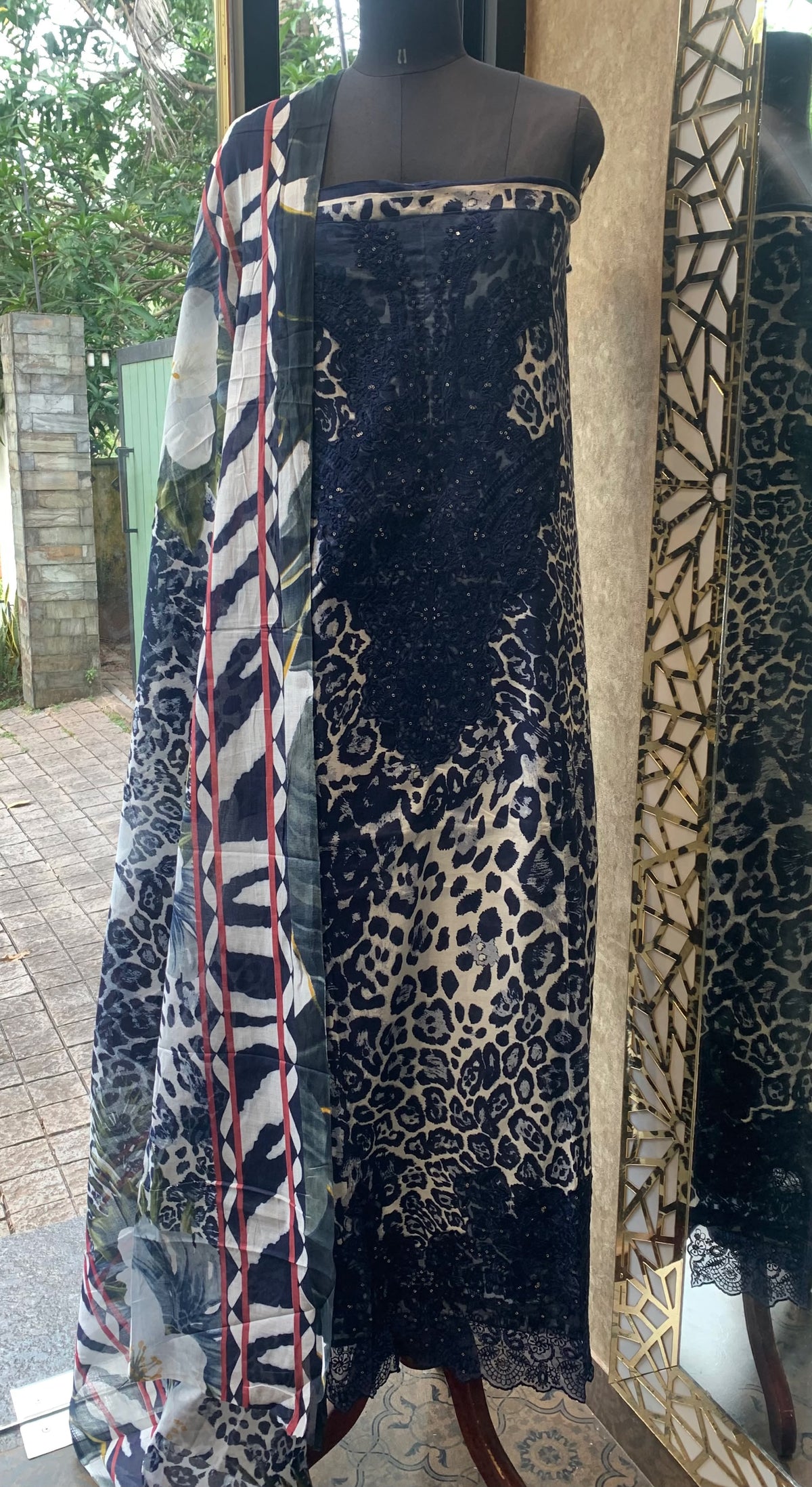 ANIMAL PRINT PAKISTANI MATERIAL -30766