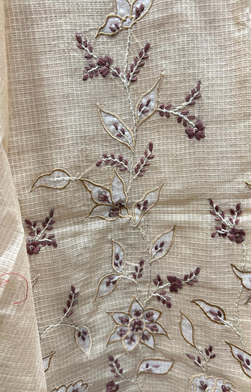 YELLOW COTTA SALWAR MATERIAL -30391