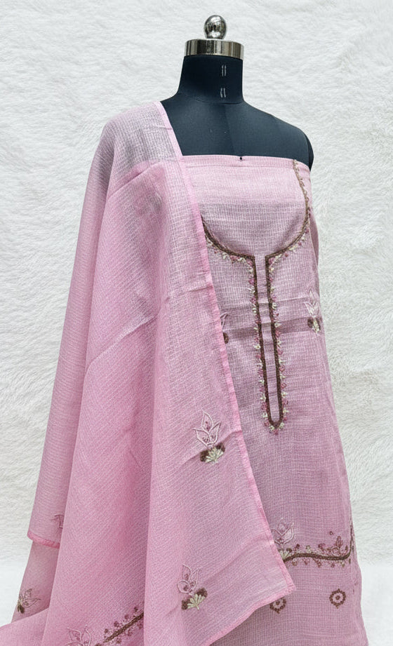 BABY PINK COTTA SALWAR MATERIAL -30391