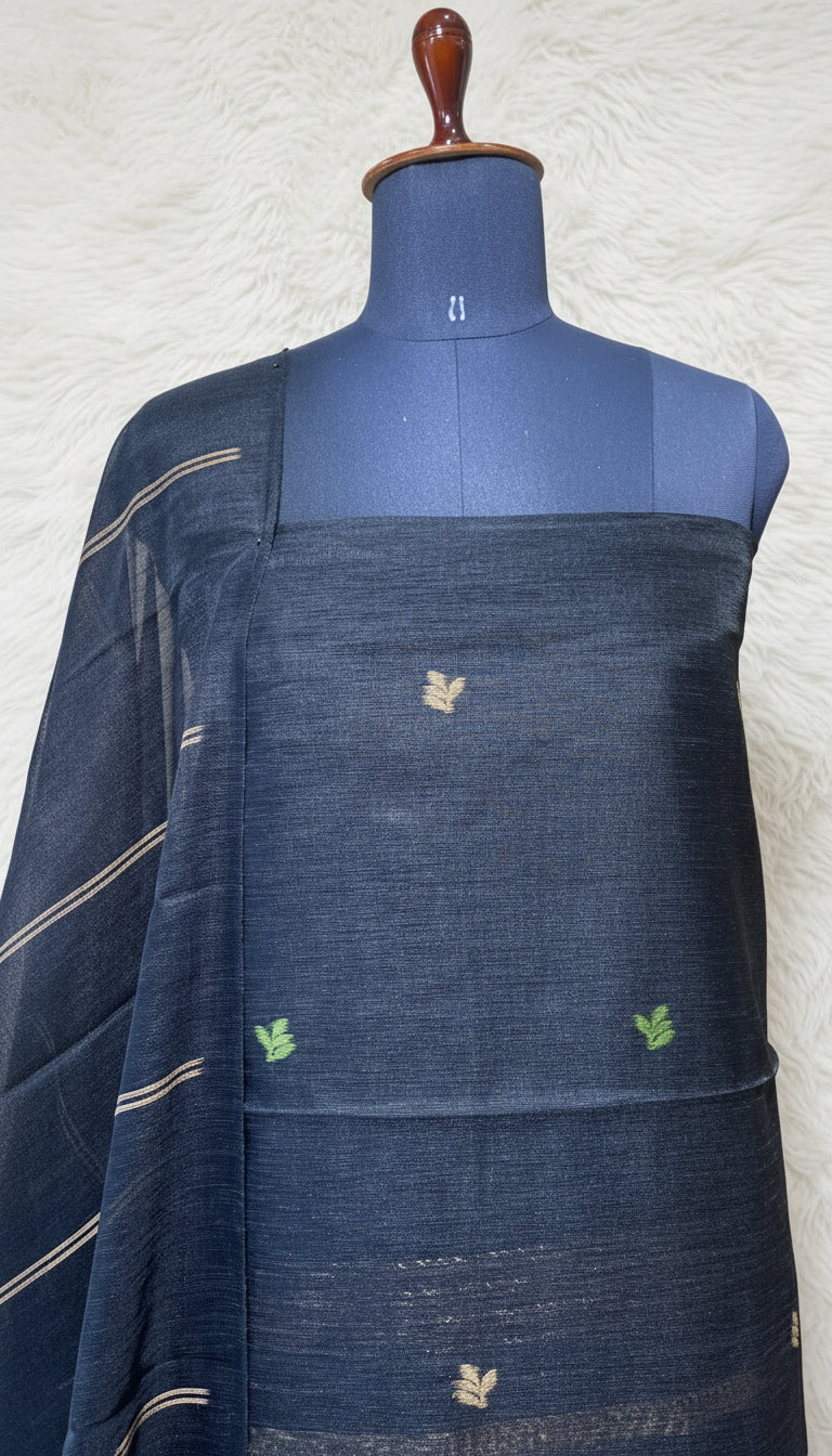 BLACK SALWAR MATERIAL - 30412