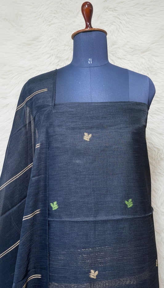 BLACK SALWAR MATERIAL - 30412