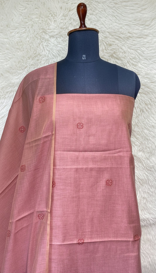 SOFT PINK JAMDANI SALWAR FULL SET - 30413