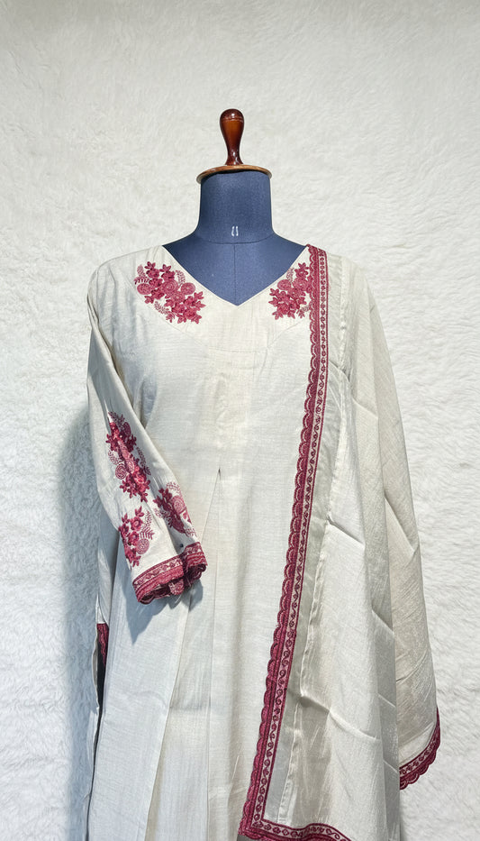 ASH CHANDERI SALWAR FULL SET - 30416