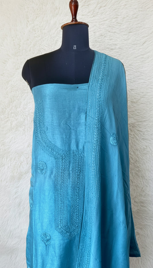 OCEAN BLUE  SALWAR FULL SET MATERIAL - 30390