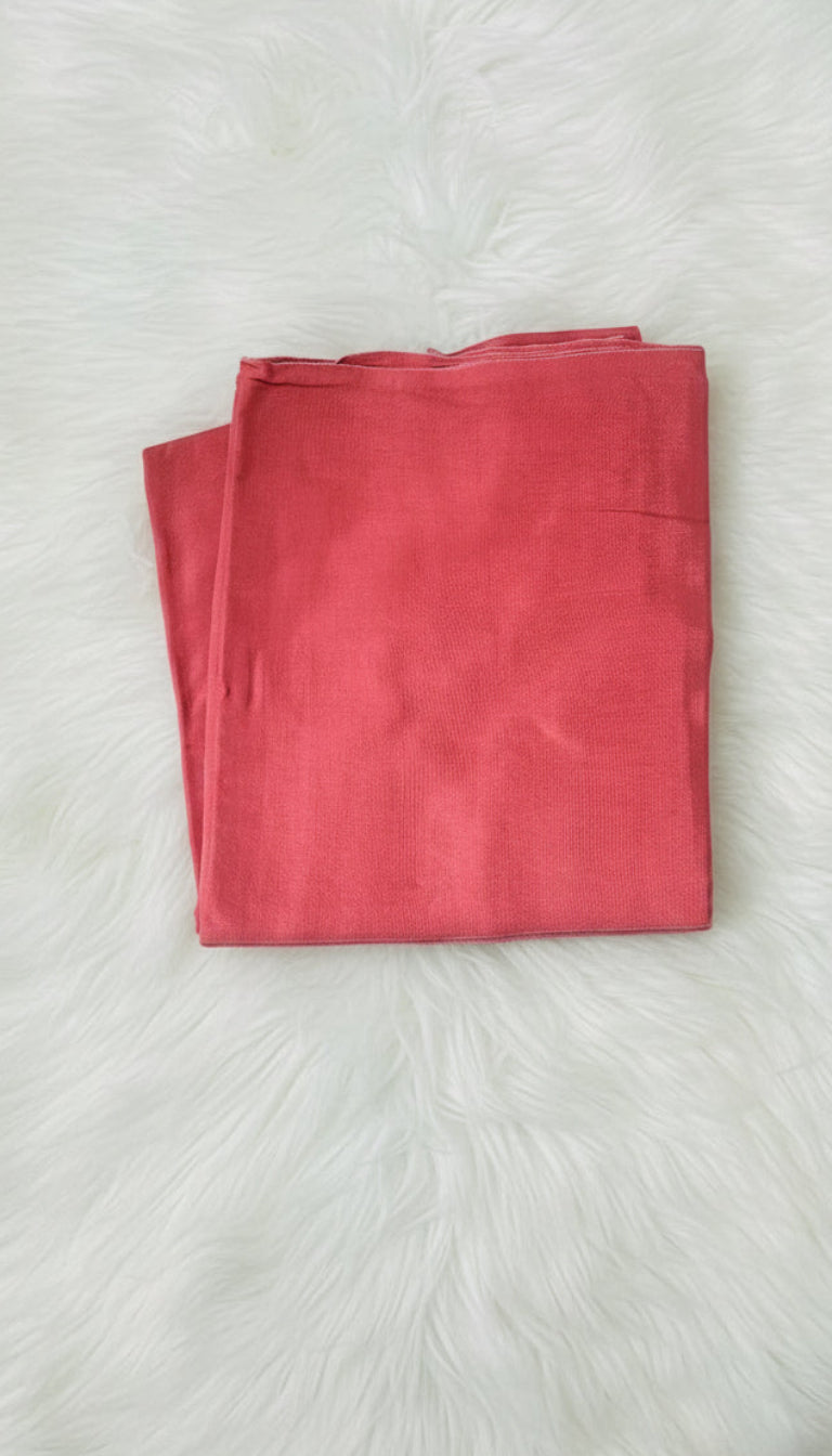 CORAL PINK SALWAR FULL SET MATERIAL - 30441