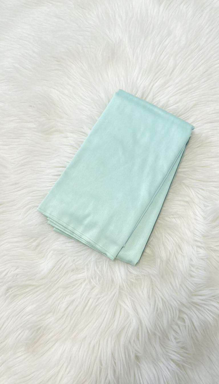 MINT GREEN CHANDERI FULL SALWAR MATERIAL - 30439