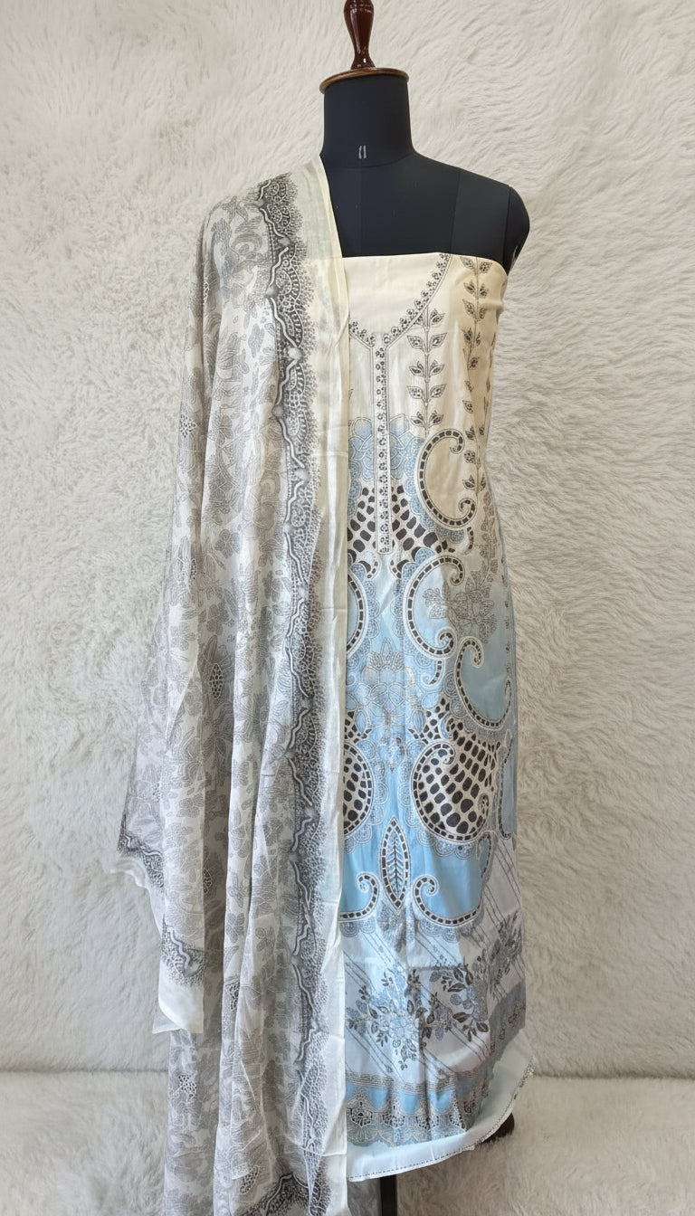 PAKISTANI LAWN COTTON MATERIAL - PAKI001