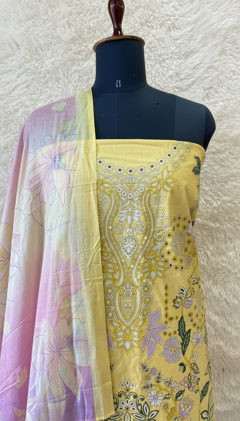 PAKISTANI LAWN COTTON MATERIAL - PAKI001