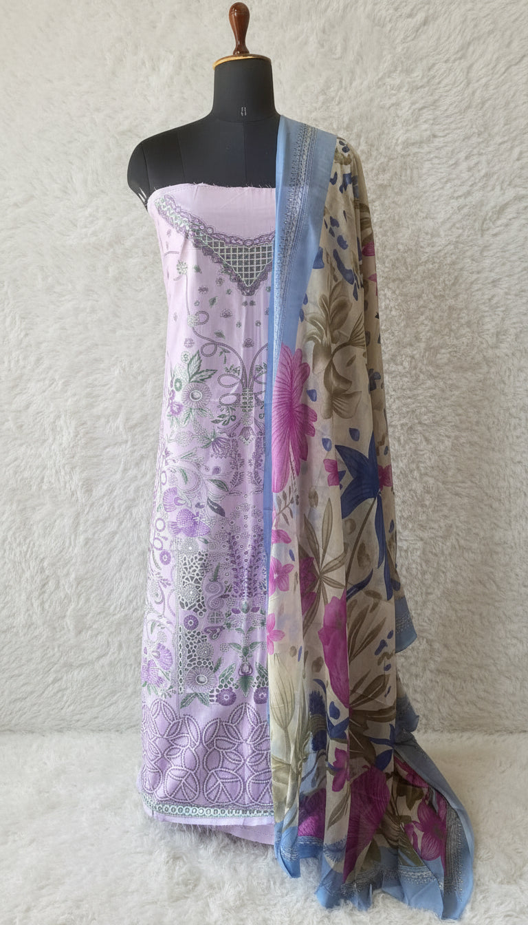 PAKISTANI LAWN COTTON MATERIAL - PAKI001