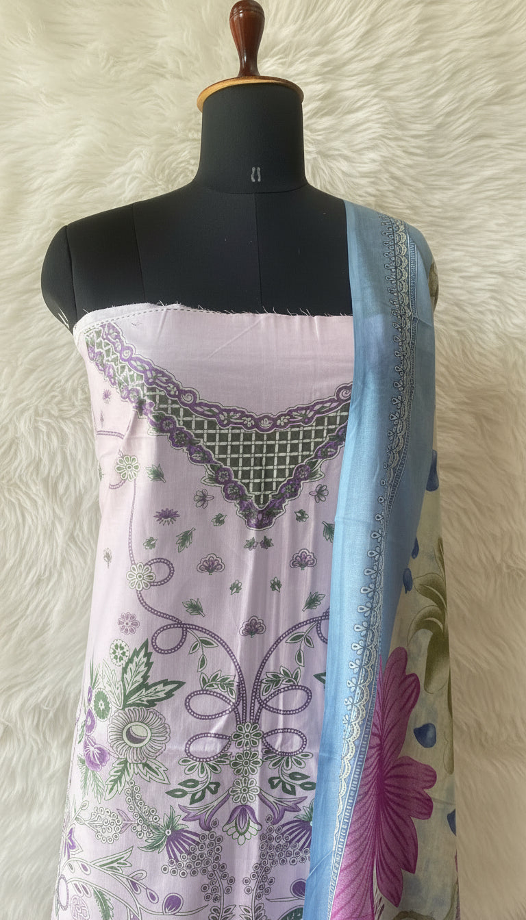 PAKISTANI LAWN COTTON MATERIAL - PAKI001