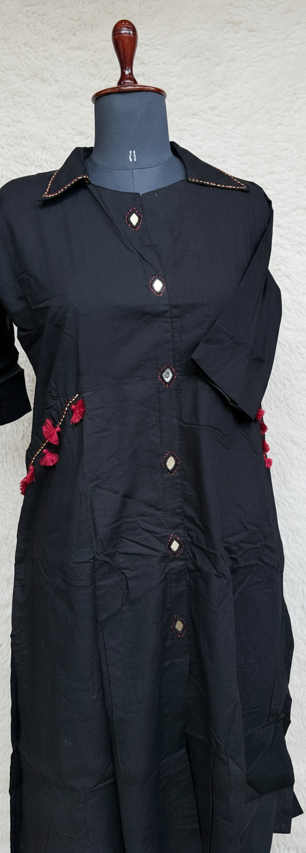 (OFFER) BLACK KURTHI -2536