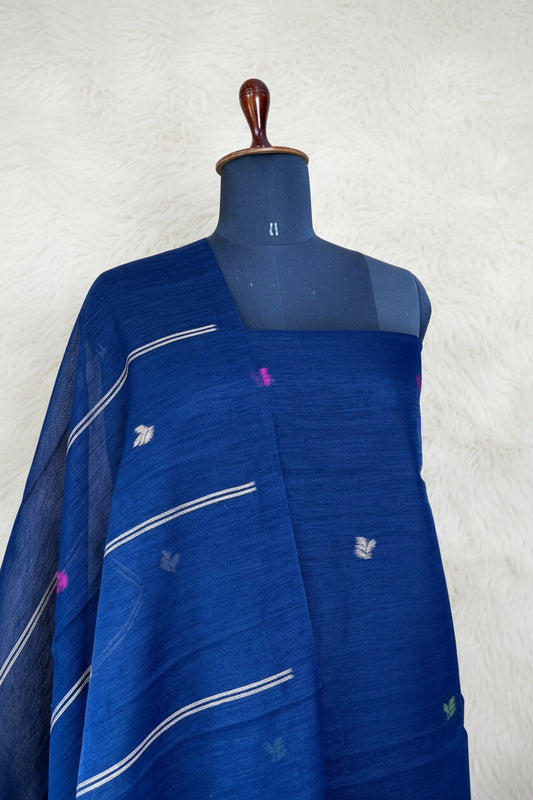 NAVY BLUE SALWAR MATERIAL - 30412