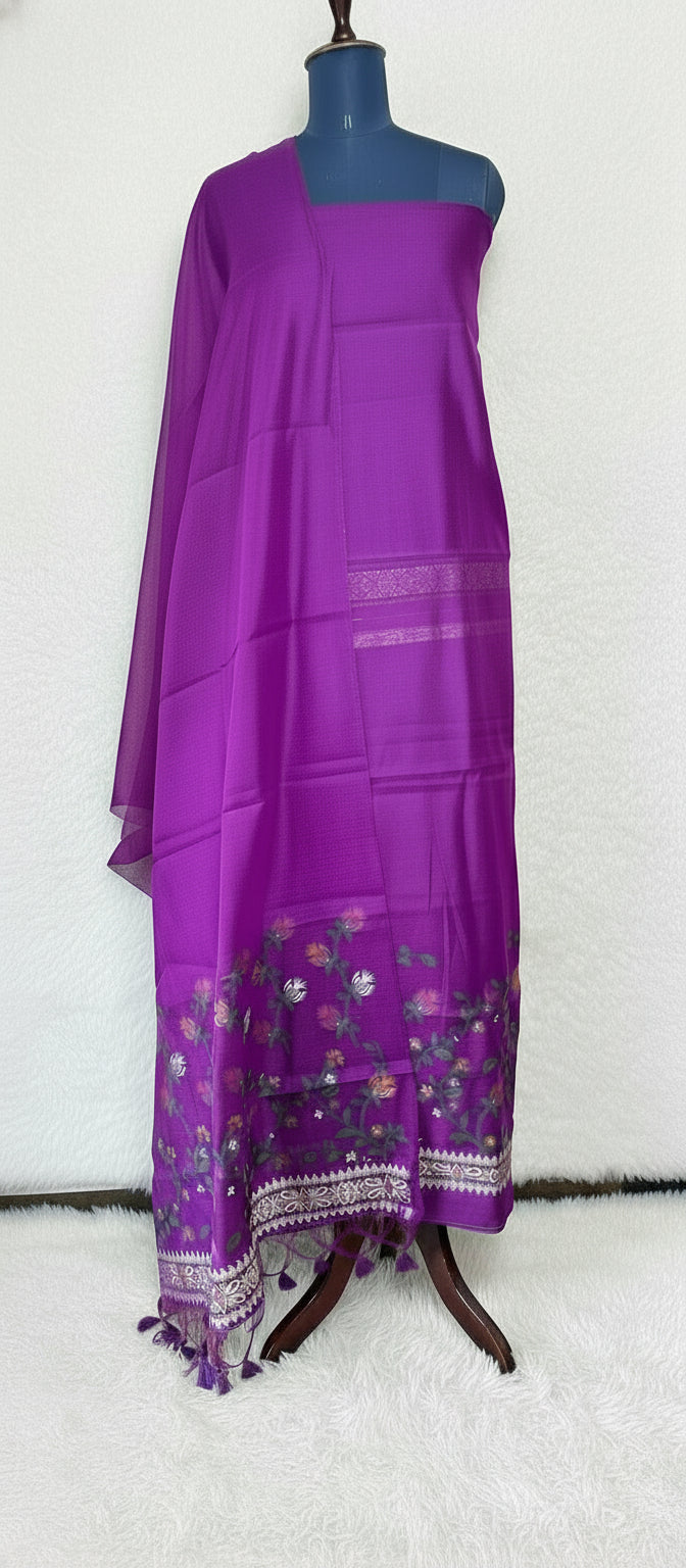 MAGENTA SALWAR FULL SET MATERIAL - 30415