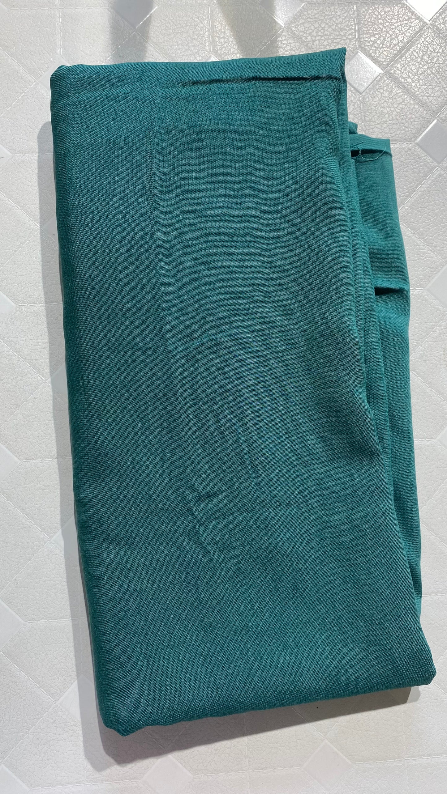 BLUE CHANDERI FULL SALWAR MATERIAL - 30522