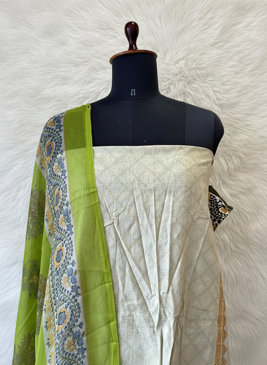 PAKISTANI LAWN COTTON MATERIAL - PAKI001