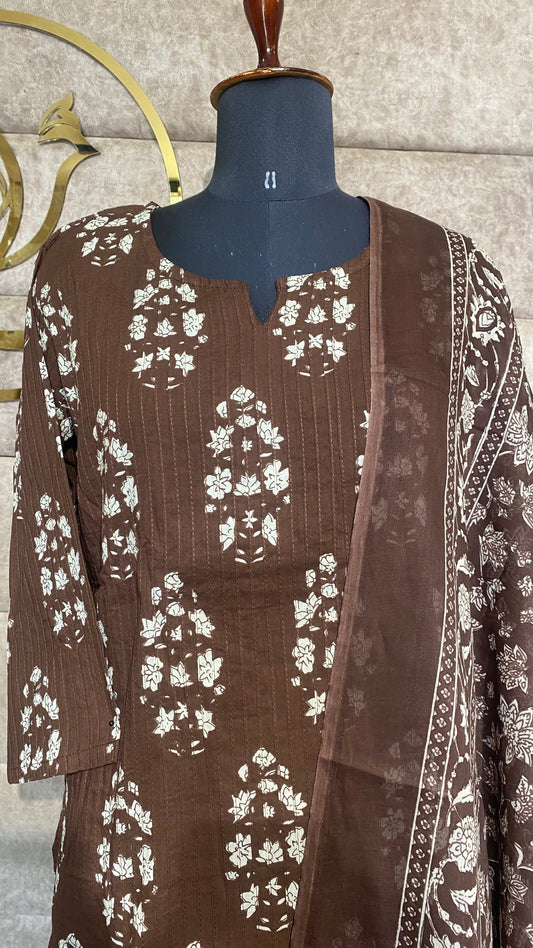 COFFEE BROWN FULL SALWAR SET- 30527
