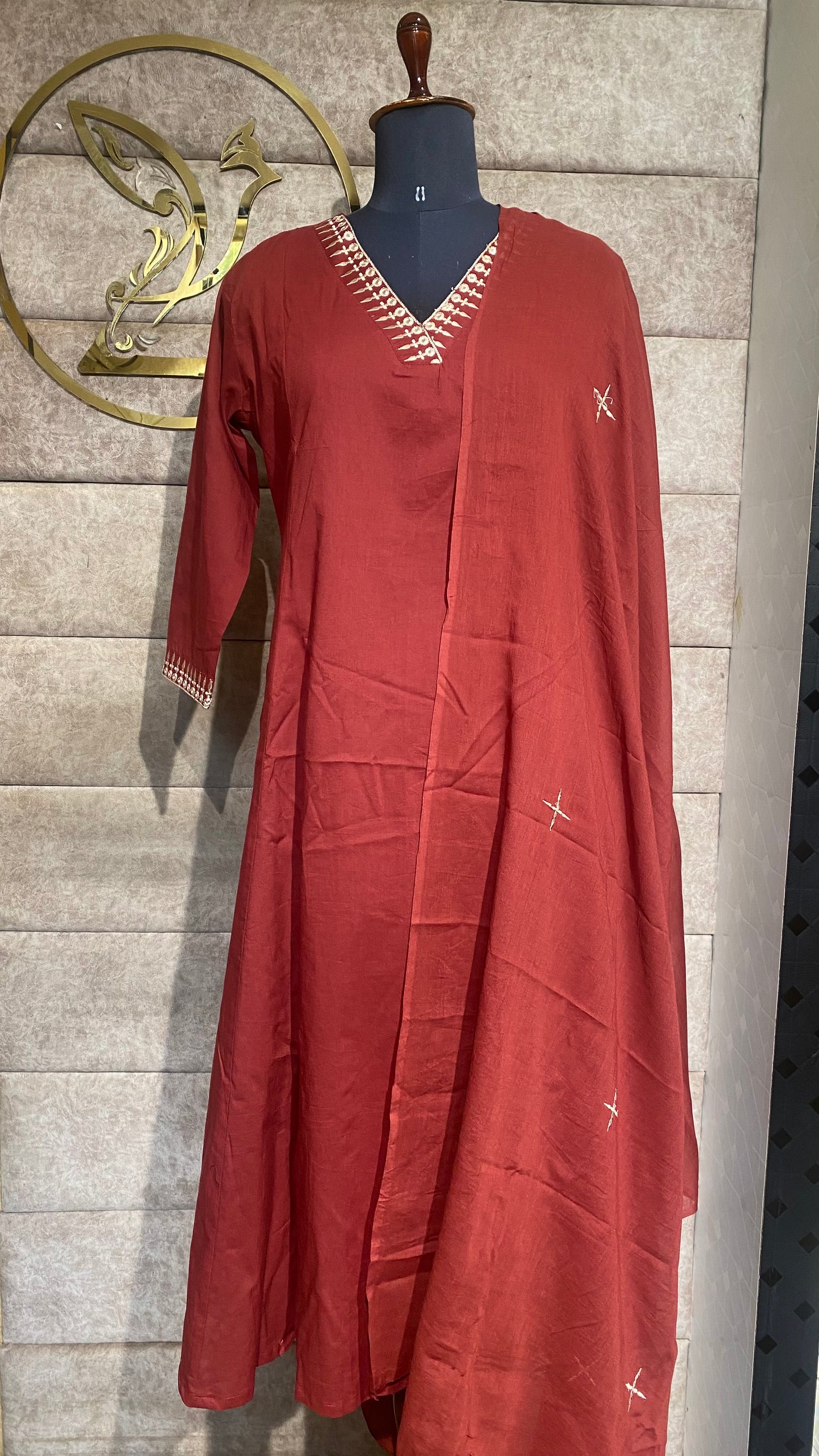 MAROON FULL SALWAR SET - 30543