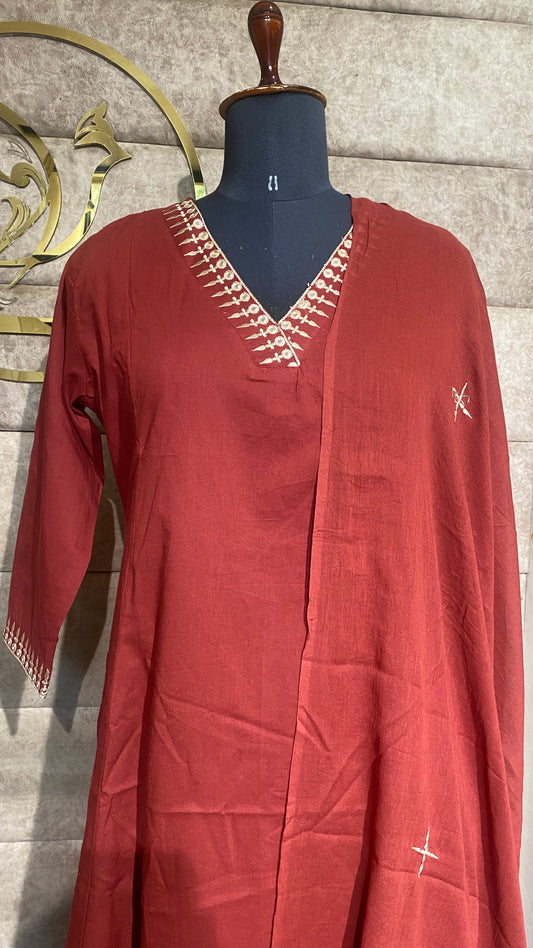 MAROON FULL SALWAR SET - 30543