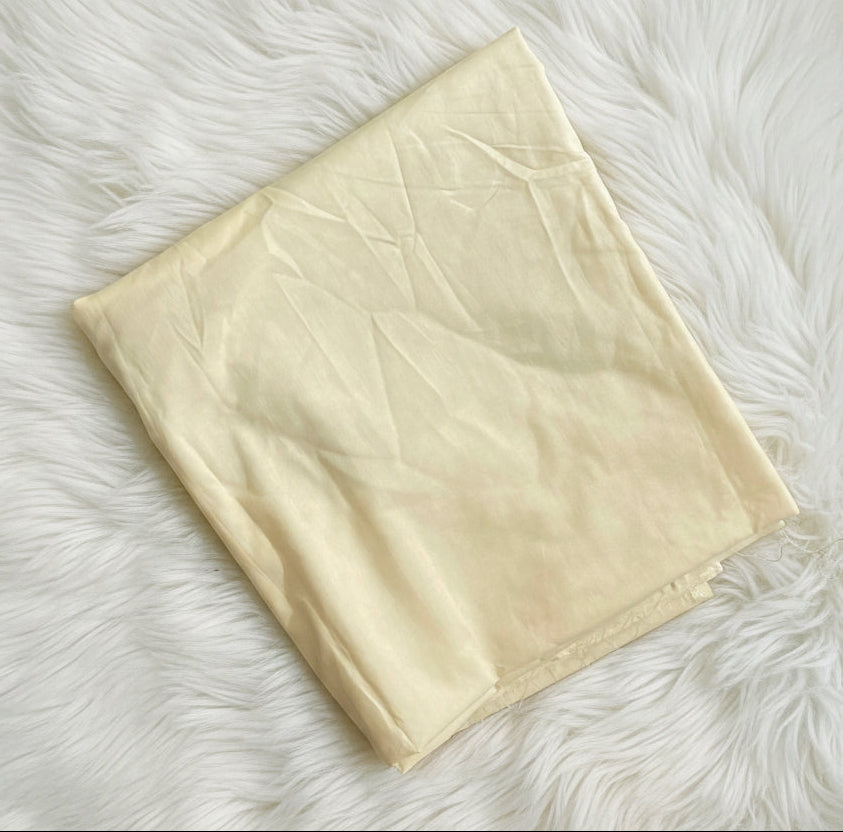 COTTON PASTEL YELLOW FULL SALWAR MATERIAL - 30578