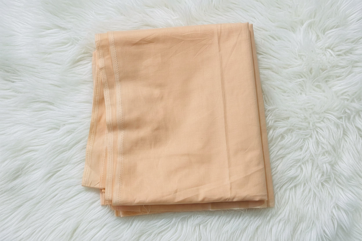 COTTON PASTEL ORANGE FULL SALWAR MATERIAL - 30578