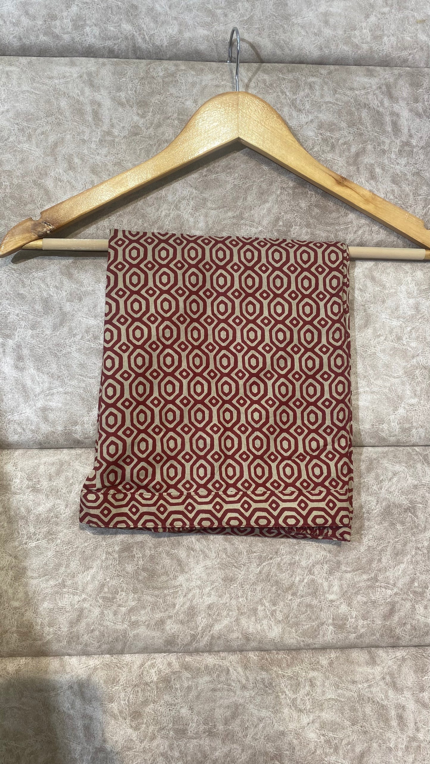 MAROON COTTON FULL SALWAR SET - 30591