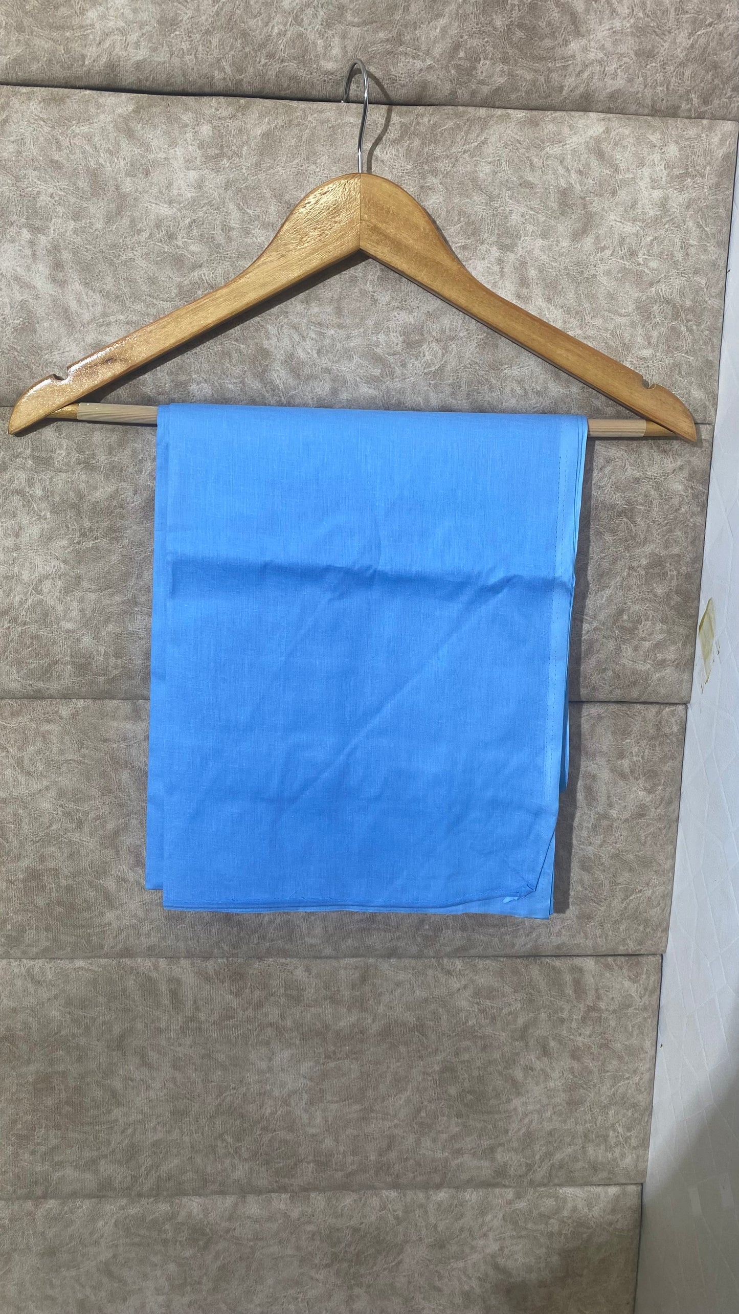 COTTON POWDER BLUE SALWAR FULL SET- 30573