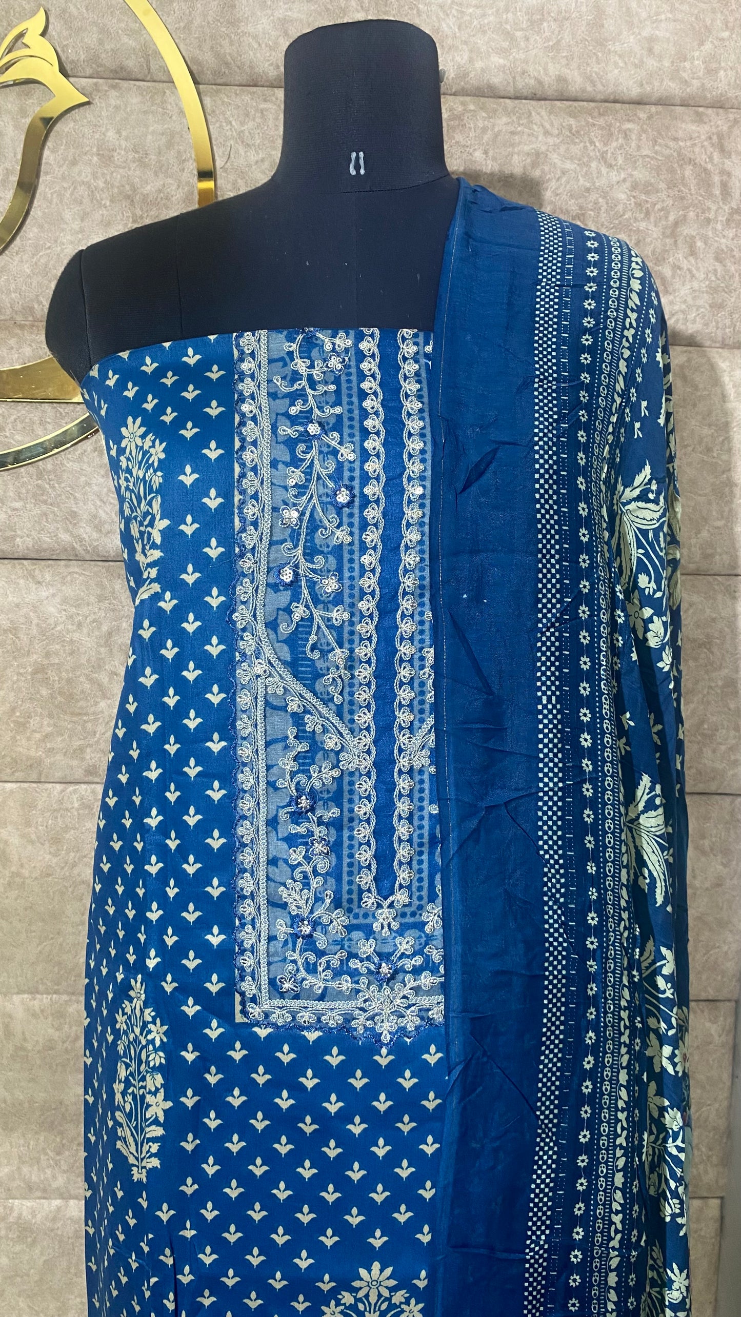 BLUE FULL SALWAR SET - 30567