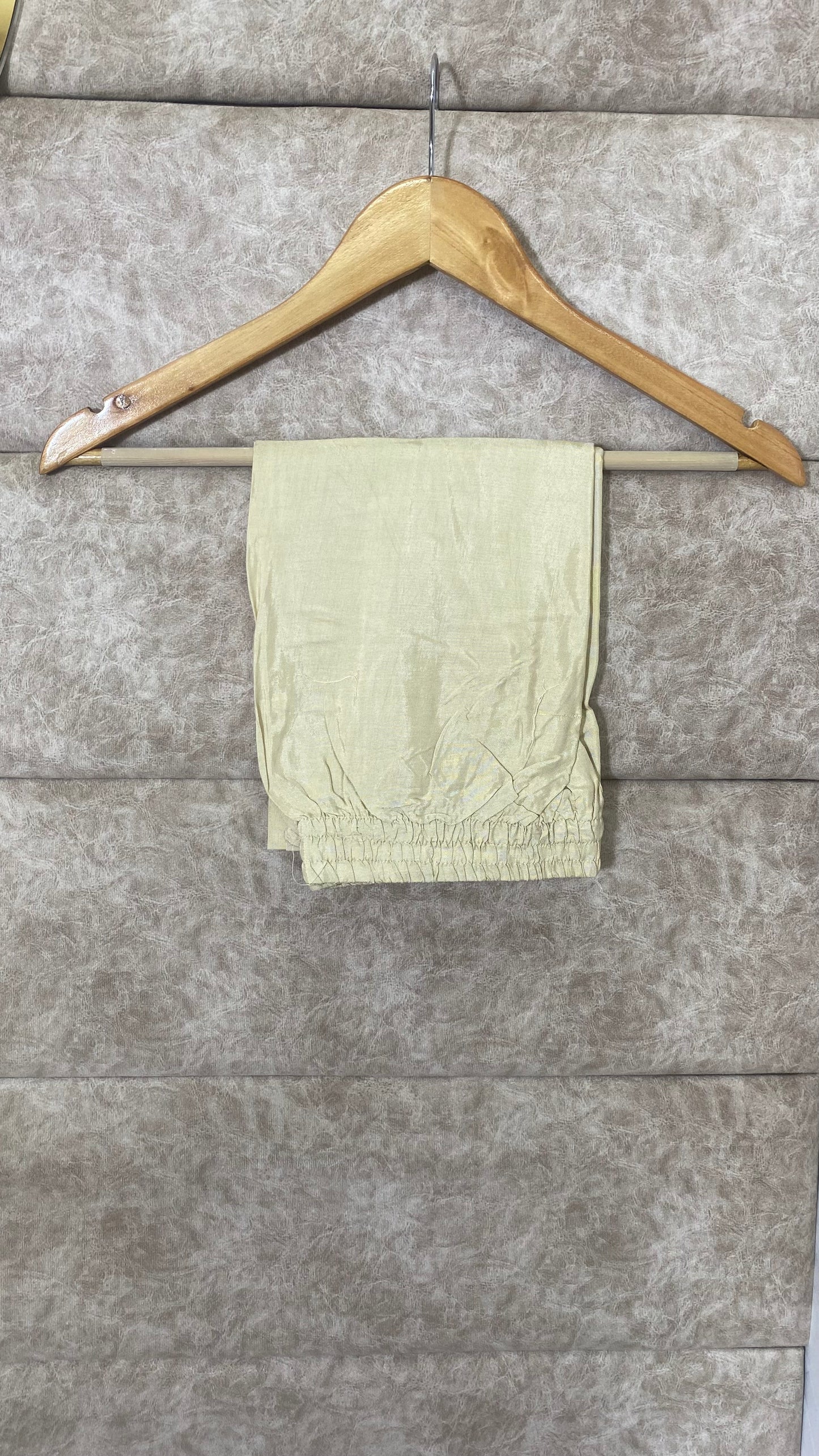 MUSLIN CREAM WITH RUST ORANGE FULL SALWAR SET- 30629