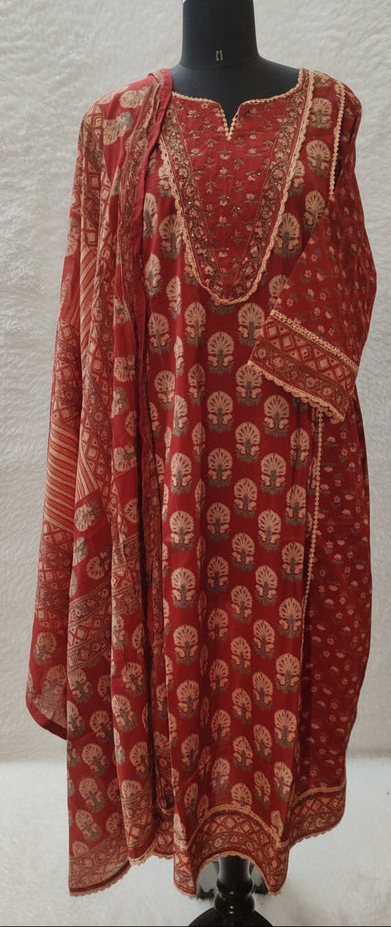 JAIPUR COTTON FULL  SALWAR SET