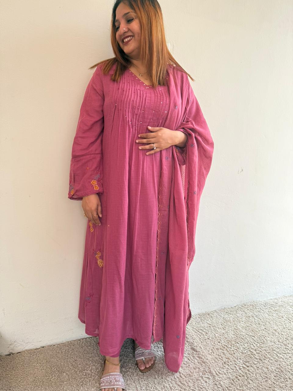 PINK FULL SALWAR SET -30486