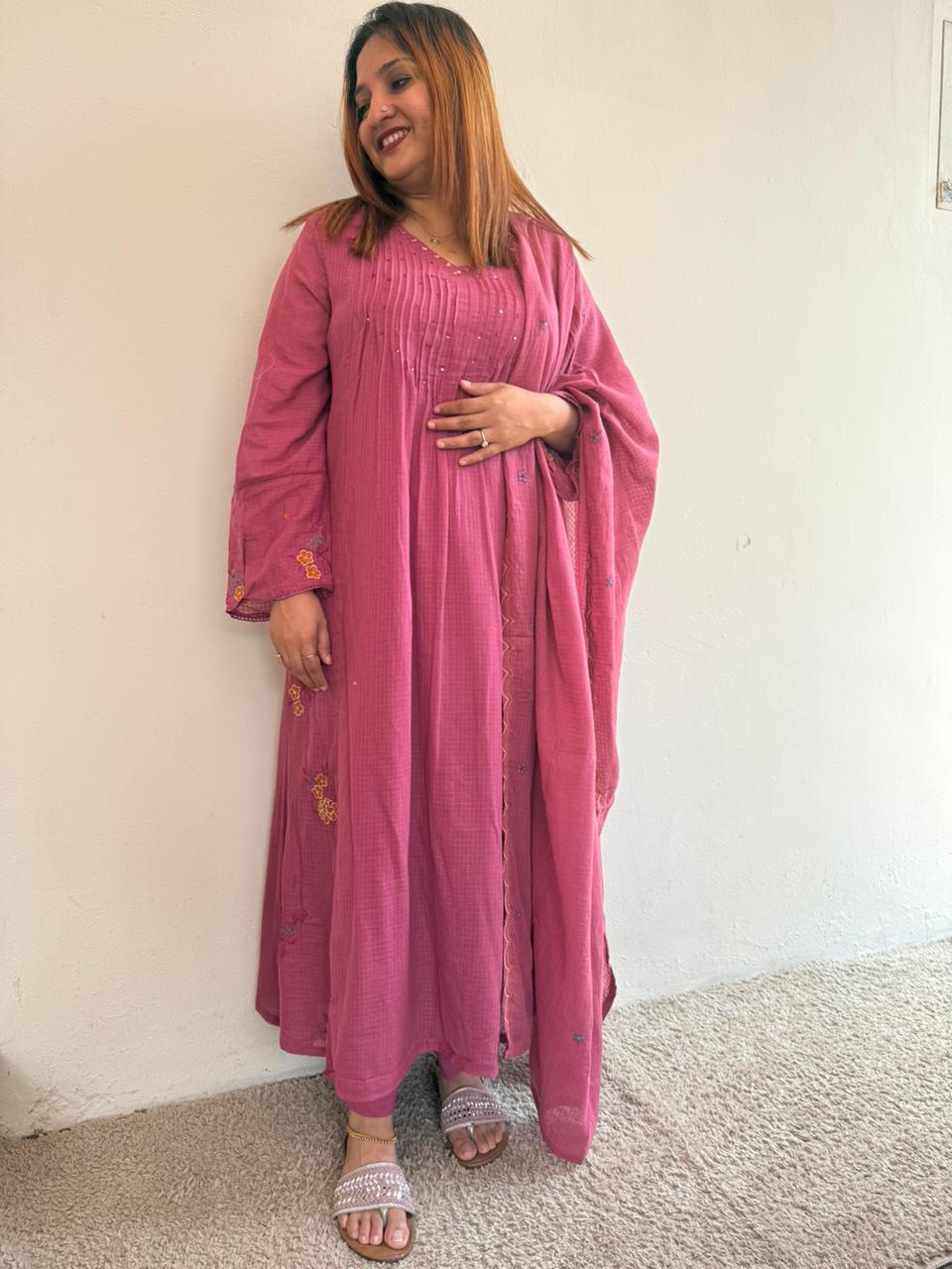 PINK FULL SALWAR SET -30486