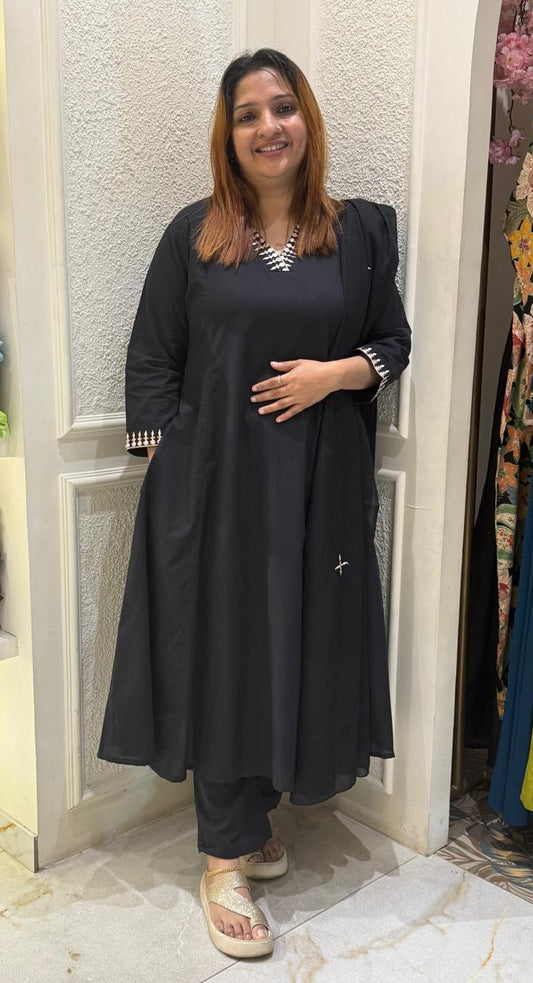 BLACK FULL SALWAR SET - 30542