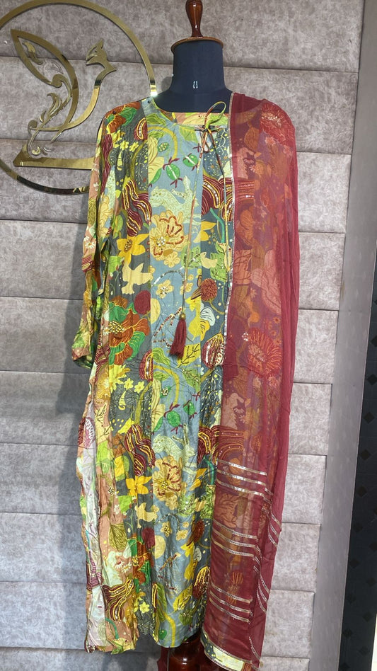 (OFFER) CREPE FULL SALWAR SET- 2759