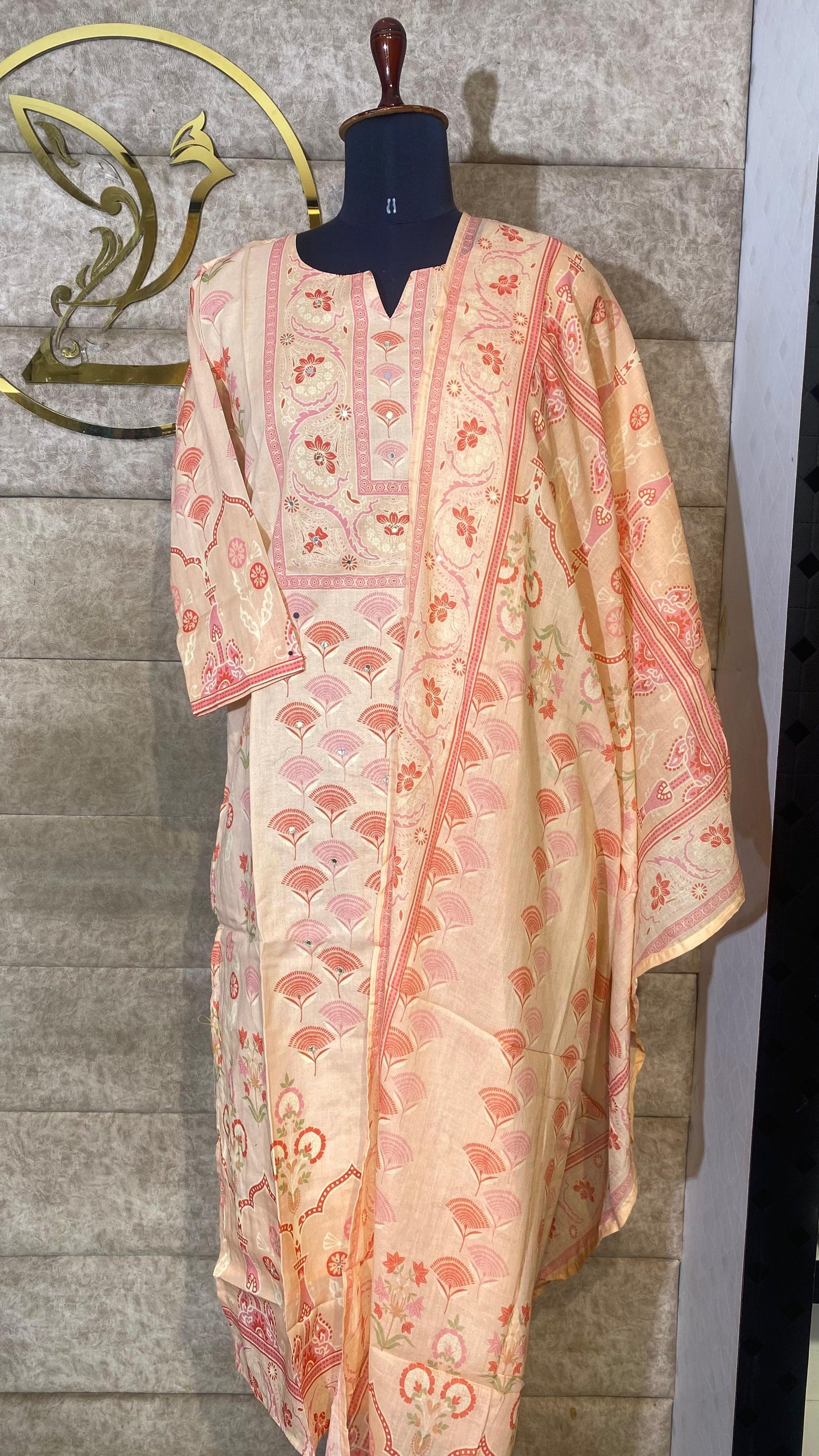 PEACH FULL SALWAR SET - 30646